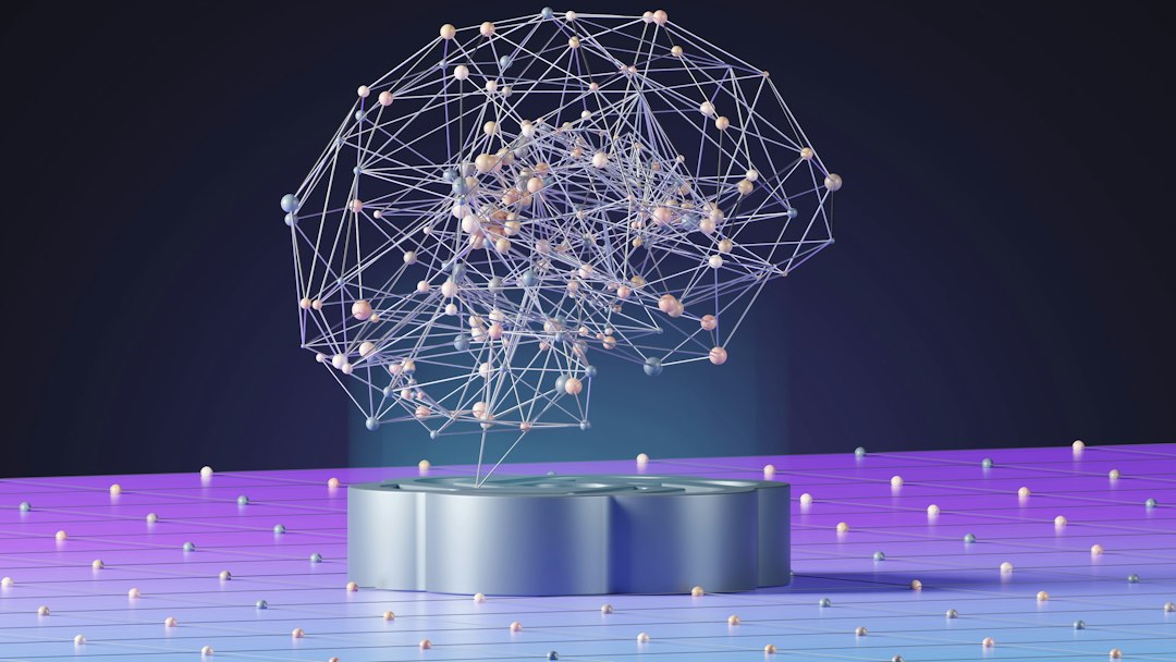 Ilustrasi jaringan neural untuk machine learning